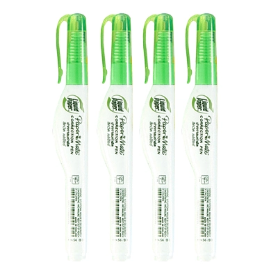 LIQUID PAPER ปากกาลบคำผิด รุ่น NP-10 ขนาด 7 มล. (แพ็ค 4 ด้าม)